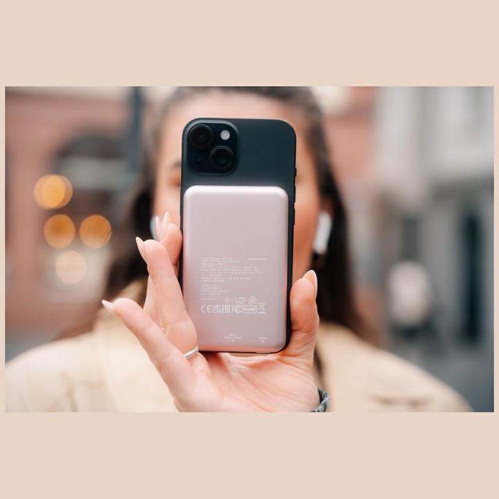 Immagine prodotto Verbatim POWER BANK 5000 ROSE (5000 mAh, 20 W, 18.50 Wh)