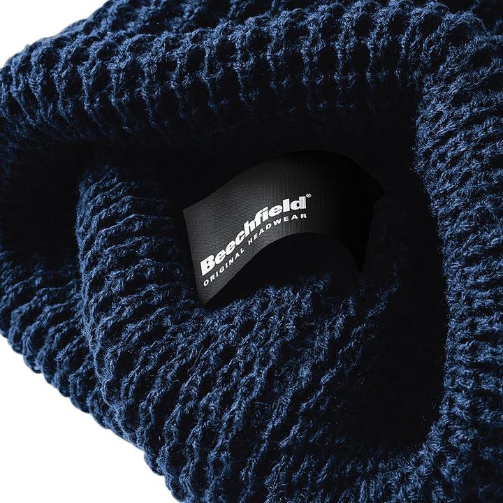 Image du produit Beechfield Bonnet d'hiver en tricot gaufré (Taille unique)