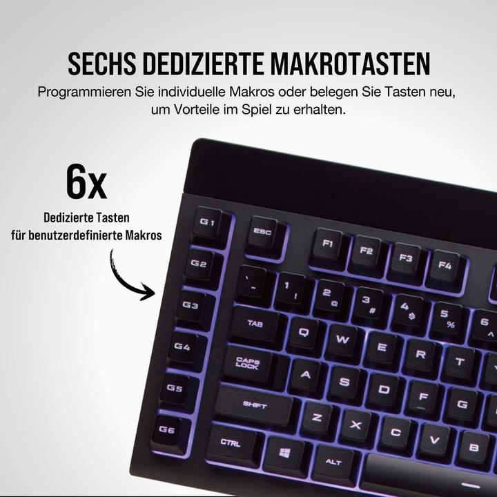 Actual product image Corsair K55 Rgb (DE, Cable)