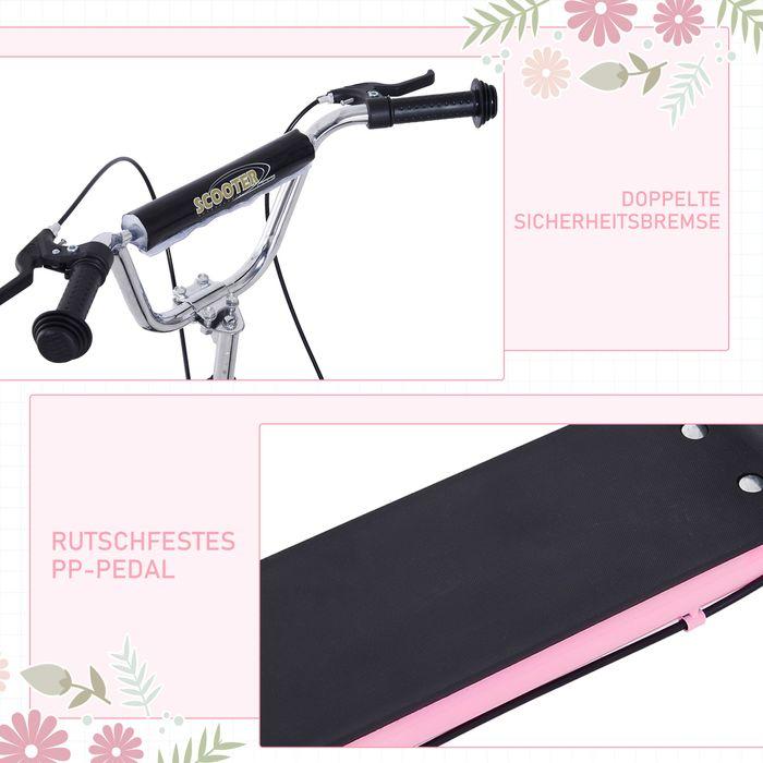 Produktbild Swisshandel24 Kinderroller mit Bremsen 16/12 Zoll Scooter Tretroller Cityroller Kinder Roller Kickboard für 5+ Jah
