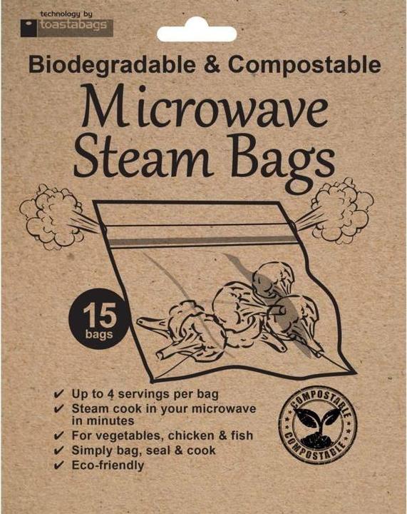 Image du produit Planit Products - Sacs de cuisson à la vapeur pour micro-ondes (15 x)