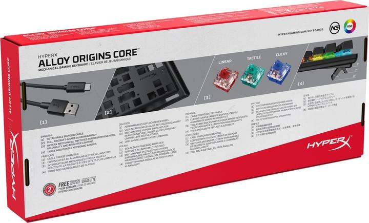 Produktbild HyperX Alloy Origins Core (US, Kabelgebunden)