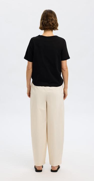 Actual product image Selected Femme 100% Baumwoll T-Shirt mit Rundhalsausschnitt (L)