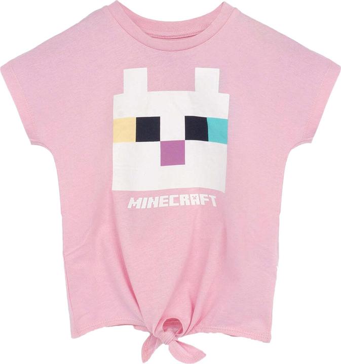 Produktbild Minecraft TShirt Front mit Knoten Mädchen (116)
