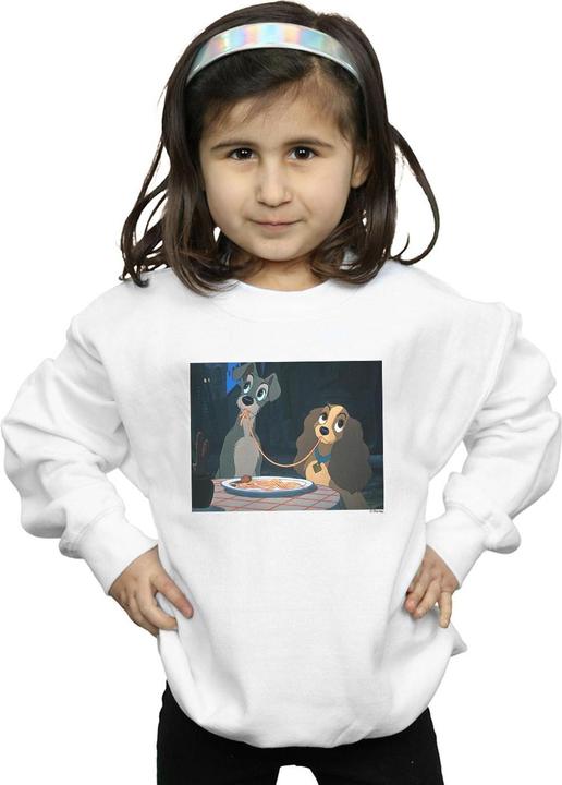 Immagine prodotto Disney Lady And The Tramp Spaghetti Slurp Felpa Ragazze (116)