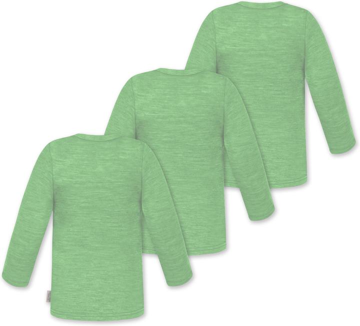 Actual product image Normani 3-pack baby merino longsleeve "Taupo" - 9467 (68)