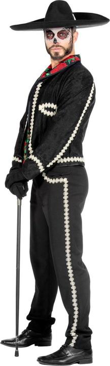 Actual product image Wilbers Men's Mariachi Costume, black (XL)