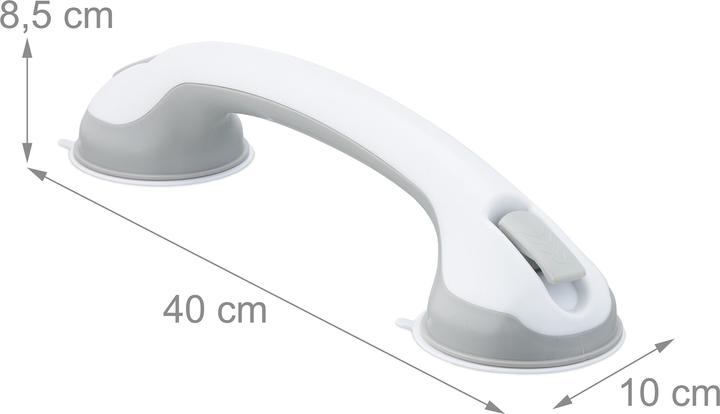 Actual product image Relaxdays Suction cup handle