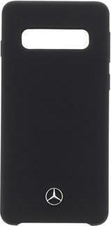 Image du produit Mercedes-Benz Backcover Housse de protection Samsung Galaxy S10 - Noir avec logo Mercedes métal (Samsung Galaxy S10)