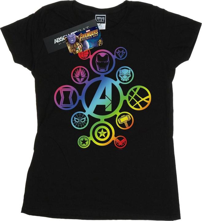 Avengers Infinity War Rainbow Icons TShirt