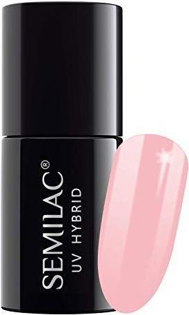 Actual product image Semilac 047 Pink Peach Milk 7ml (Pink Peach Milk, UV gel varnish)