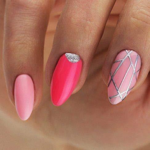 Actual product image Semilac 047 Pink Peach Milk 7ml (Pink Peach Milk, UV gel varnish)