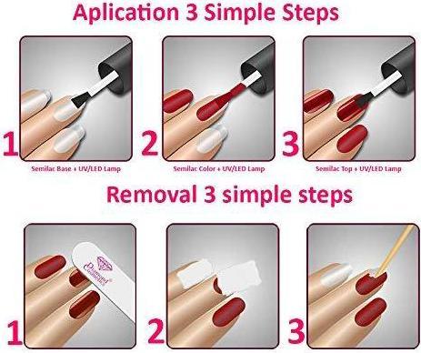 Actual product image Semilac 065 Wild Strawberry 7ml