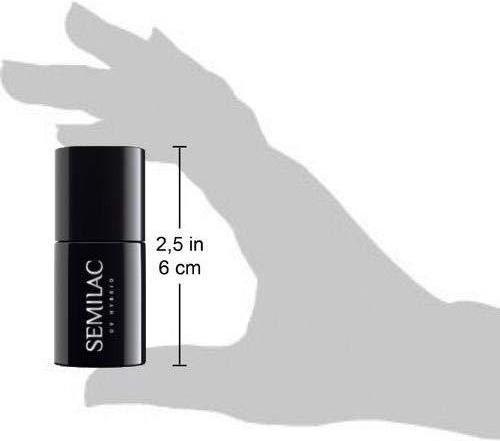 Actual product image Semilac gel polish 7 ml Midnight Samba 179 (Midnight Samba, Gel-Effect Nail Polish)