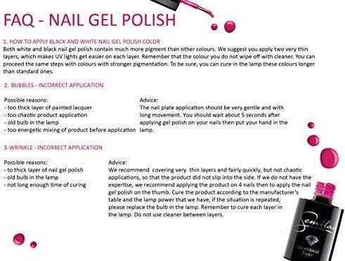 Actual product image Semilac gel polish 7 ml Midnight Samba 179 (Midnight Samba, Gel-Effect Nail Polish)