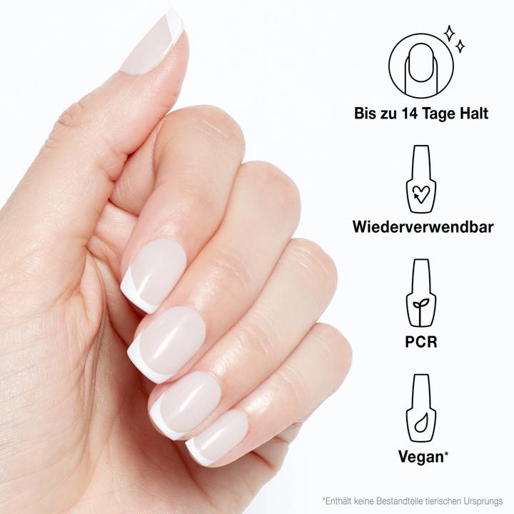 Actual product image OPI Xpress/On (White, Rose)