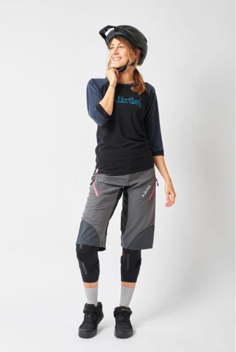 Image du produit dirtlej Trailscout Shorts Half & Half Ladies, gris/peach, XL (XL)