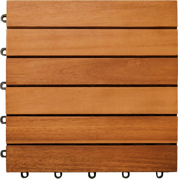Produktbild Casaria Holzfliesen (1 x, 30 x 30 x 2.5 cm)