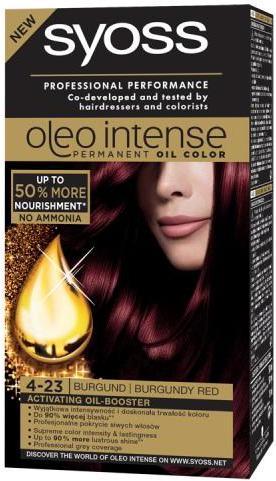 Syoss Oleo Tintura Intensa per Capelli 4-23 Rosso Borgogna (4-23 Rosso Borgogna)