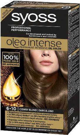 Actual product image Syoss Oleo Intense Hair Dye 6-10 Dark For light hair (6-10 Dark)