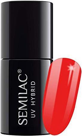 Actual product image Semilac UV hybrid gel polish 134 Red Carpet 7ml (134 Red Carpet, UV gel varnish)