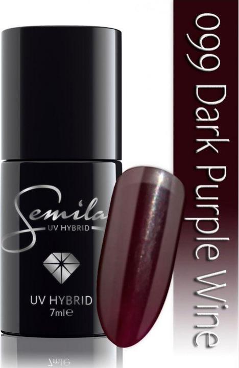 Immagine prodotto Semilac 099 Vino viola scuro 7ml (Vino viola scuro, Smalto)