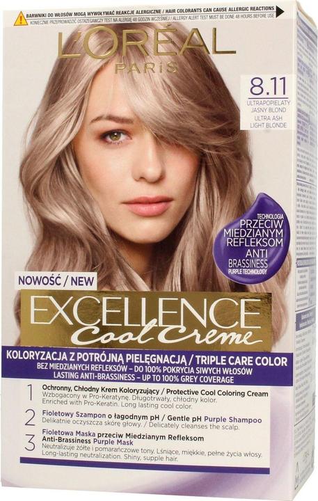 Produktbild L'Oréal Paris Excellence Cool Creme (8.11 Ultra Ash Light Blond)