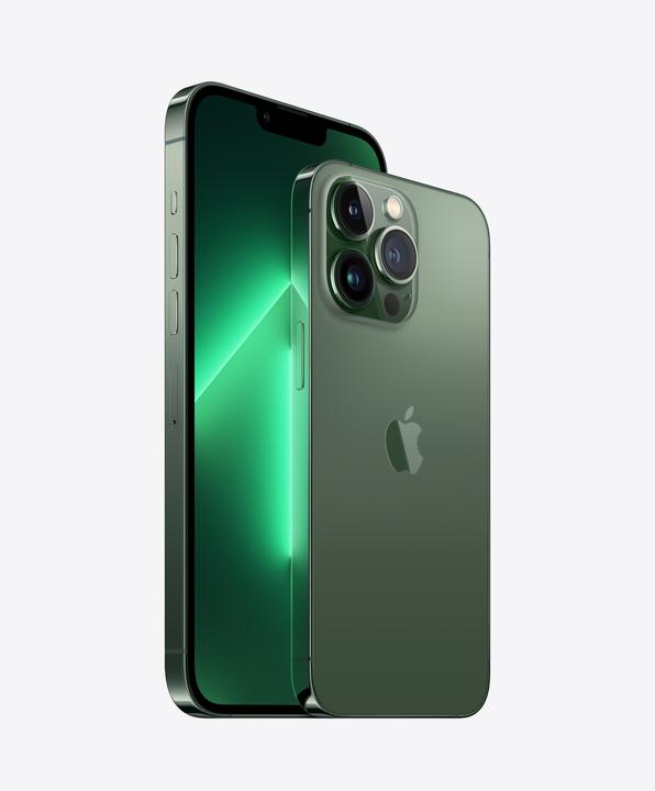 Produktbild Apple iPhone 13 Pro Max (256 GB, Alpine Green, 6.70", SIM + eSIM, 12 Mpx, 5G)