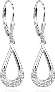 Produktbild Agato Charming silver earrings with zircons AGUC3523