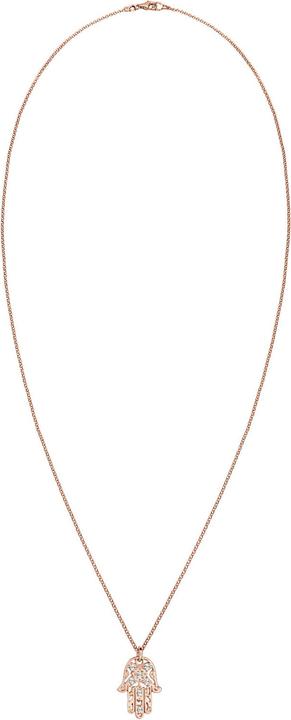 Produktbild Elli Halskette Hamsa Hand der Fatima Kristalle 925 Silber (925er Sterling Silber, Glaskristall, 45 cm)