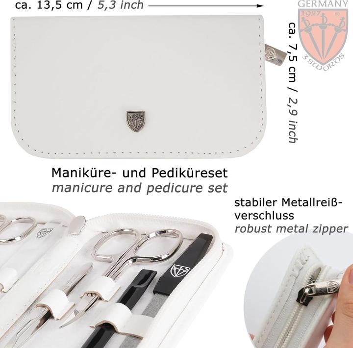 Image du produit Drei Schwerter Set de manucure 'Roma' de 8 pièces