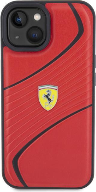 Produktbild Ferrari FEHCP15SPTWR iPhone 15 6.1" czerwony/red hardcase Twist Metal Logo (Apple iPhone 14, Apple iPhone 13, Apple iPhone 15)