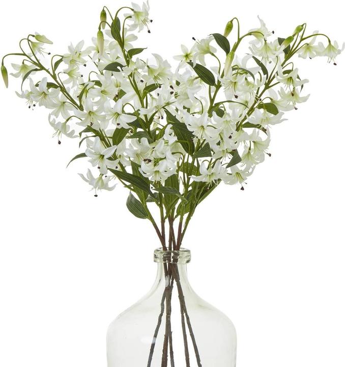 Actual product image Hill Interiors Turk's Cap Lily Spray Artificial Flower (82 cm)
