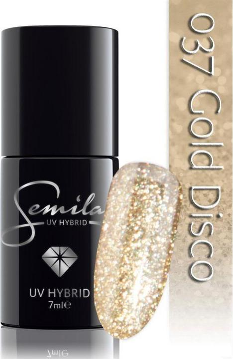 Produktbild Semilac 037 Gold Disco 7ml (UV-Gel Lack)