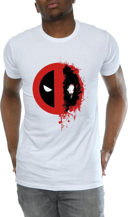 Immagine prodotto Deadpool Split Splat Logo Maglietta Uomo (M)