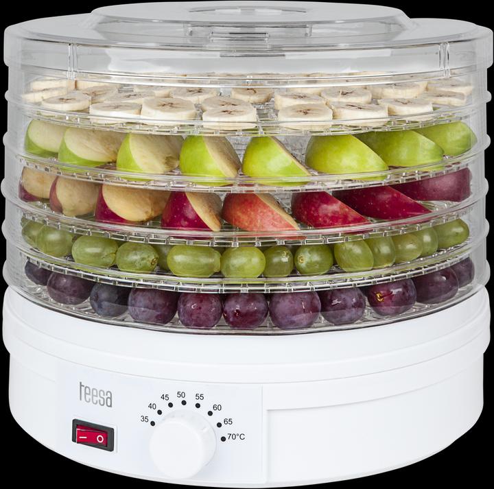 Teesa TSA3030 Mushroom, vegetable and fruit dryer, 5 trays, 250 W