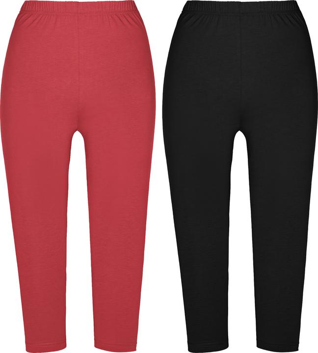 Actual product image Erwin Müller Ladies Capri Leggings 2-Pack (48, 50)