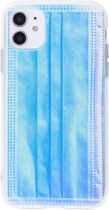 Immagine prodotto PhoneLook Copri maschera chirurgica in gomma blu (Apple iPhone 11)