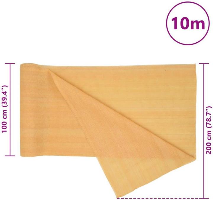 Image du produit VidaXL Zaunblende farbe m HDPE 75 g/m² (1000 cm)