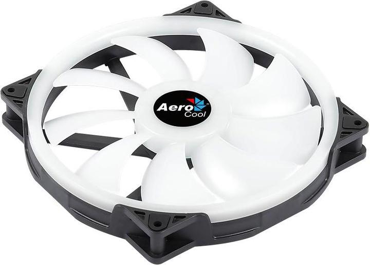 Produktbild AeroCool Duo 20 Computergehäuse Ventilator 20 cm Schwarz (200 mm, 1 x)