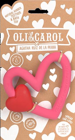Produktbild Oli and Carol x Agatha Ruiz de la Prada Herz Beissring & Badespielzeug