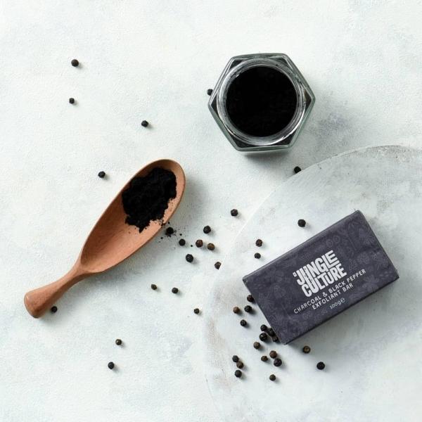 Produktbild Jungle Culture - Holzkohle & schwarzer Pfeffer Rasierseife (Rasierseife)