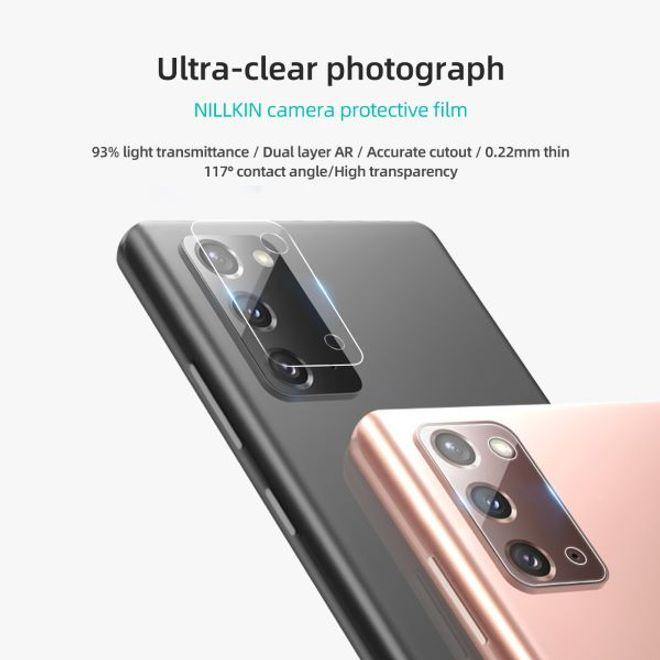 Actual product image Nillkin InvisiFilm AR Series camera protection glass (1 Piece, Samsung Galaxy Note 20)
