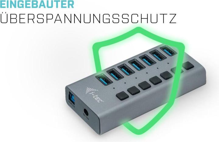 Produktbild i-tec U3CHARGEHUB7 (USB-B, 7 Ports)