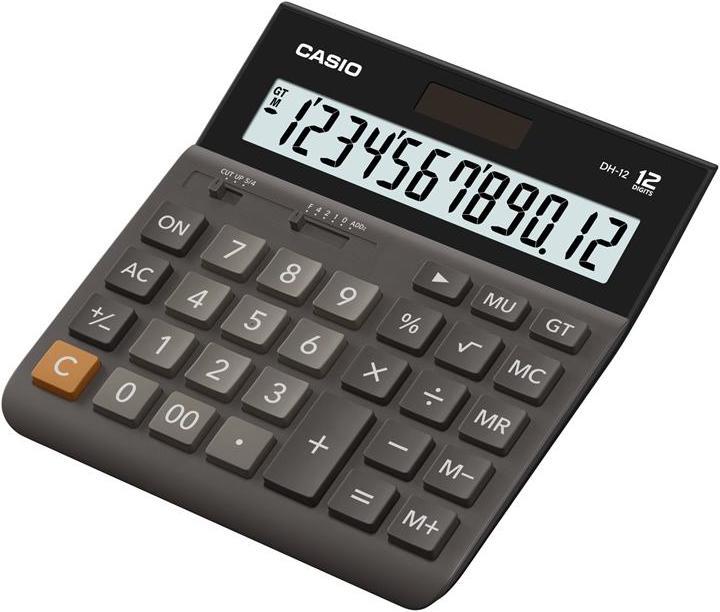 Actual product image Casio Desktop calculator DH-12, 151 x 159 x 28.5 mm (Batteries)