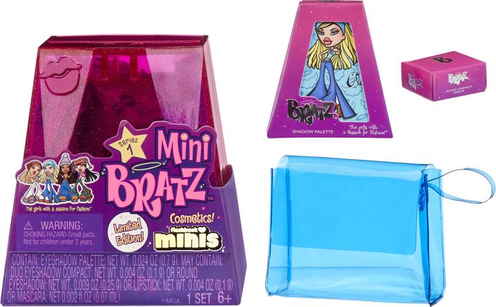 Produktbild MGA 039's Miniverse - Bratz Mini Cosmetics in PDQ Doll make-up & hair styling set