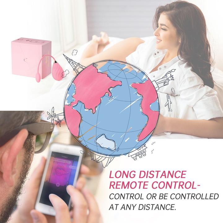 Actual product image Magic Motion Magic Sundae App Controlled Love Egg Pink