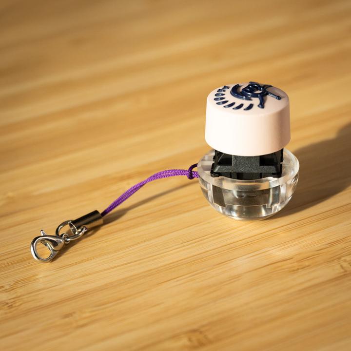 Actual product image Ducky Wobbly Keychain