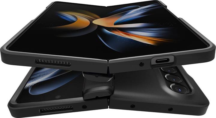 Actual product image Spigen SLIM ARMOR PRO GALAXY WITH FOLD 4 Black (Samsung Galaxy Z Fold4)