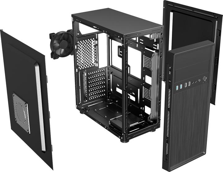Produktbild Gembird Computer office case Fornax 160 (ATX, Mini-ITX, mATX, uATX)